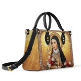 Catholight  The Little Flower of Grace Leather Bag