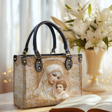 Catholight Heavenly Grace In Radiant Splendor Leather Bag