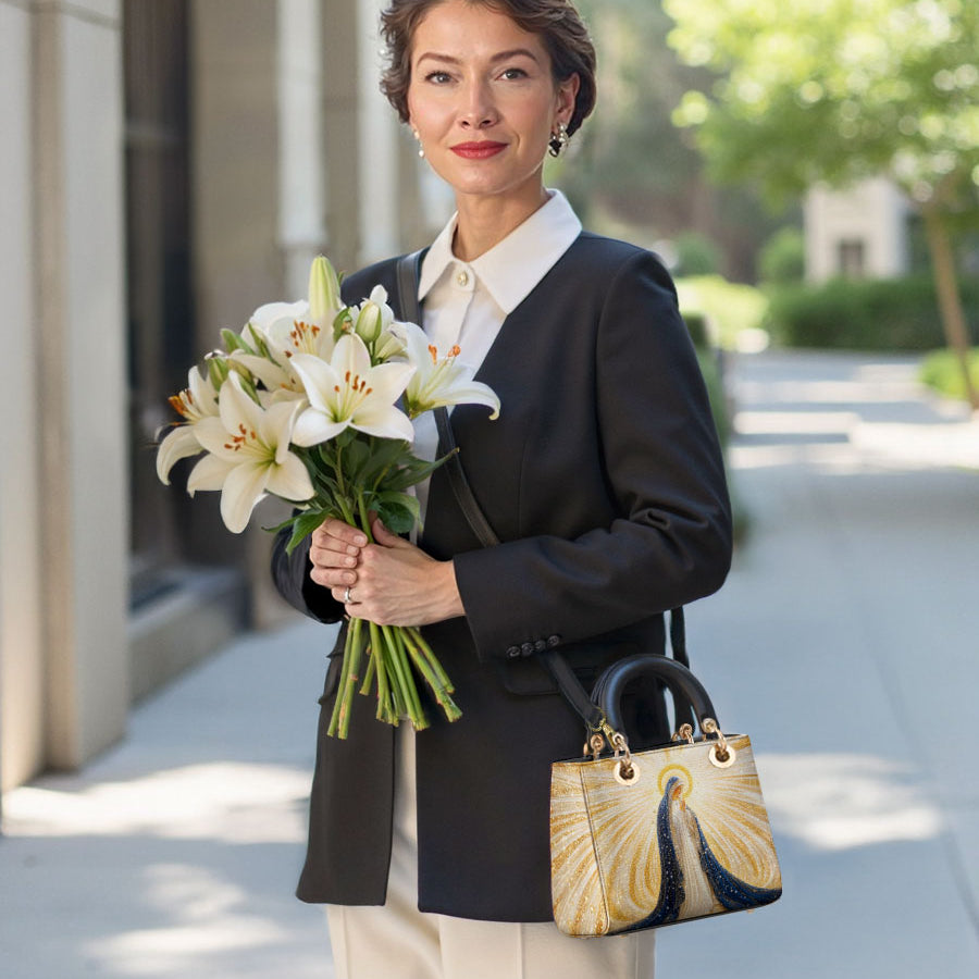Catholight Our Lady’s Eternal Glow Lady Leather Bag