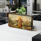 Catholight  The Spirit of Nature Leather Wallet Purse