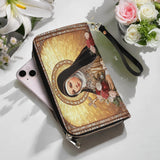 Catholight  The Little Flower of Grace - Leather Wallet Purse