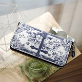 Catholight The Cross Amidst Blooming Faith - Leather Wallet Purse