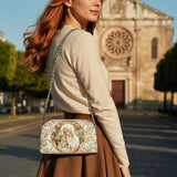 Catholight Virgin Mary's Grace Leather Crossbody Bag