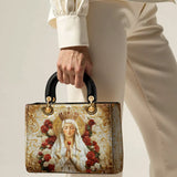 Catholight Lady of Fatima Elegance Lady Leather Bag