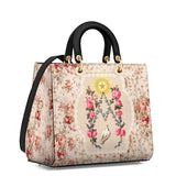 Catholight Roses of the Rosary Lady Leather Bag