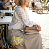 Catholight Grace of the Holy Spirit Personalized Leather Crossbody Bag