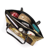 Catholight Saint Nicholas The Patron of Generosity Leather Tote Bag