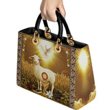 Catholight The Lamb Of Redemption Lady Leather Bag