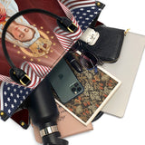 Catholight Our Lady Of America Leather Bag