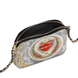 Catholight Immaculate Heart of Mary Elegance Leather Crossbody Bag