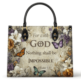 Catholight  Faithful Blossom Leather Bag