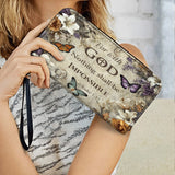 Catholight  Faithful Blossom - Leather Wallet Purse