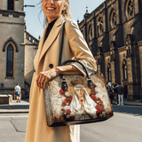 Catholight Lady of Fatima Elegance Leather Bag