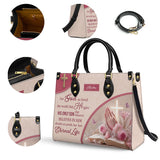 Catholight For God So Loved the World Personalized Leather Bag