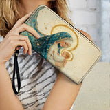 Catholight  Divine Mother’s Embrace Leather Wallet Purse