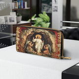 Catholight  Triumph Of Light Leather Wallet Purse