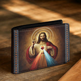 Catholight A Testament of Grace and Compassion Men's Wallet