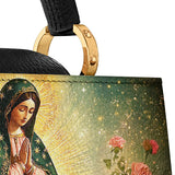 Catholight Roses of Guadalupe Leather Satchel Bag