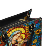 Catholight Blessed Embrace Leather Bag