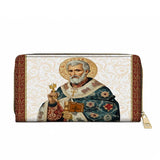 Catholight  Saint Peter Reverence Leather Wallet Purse