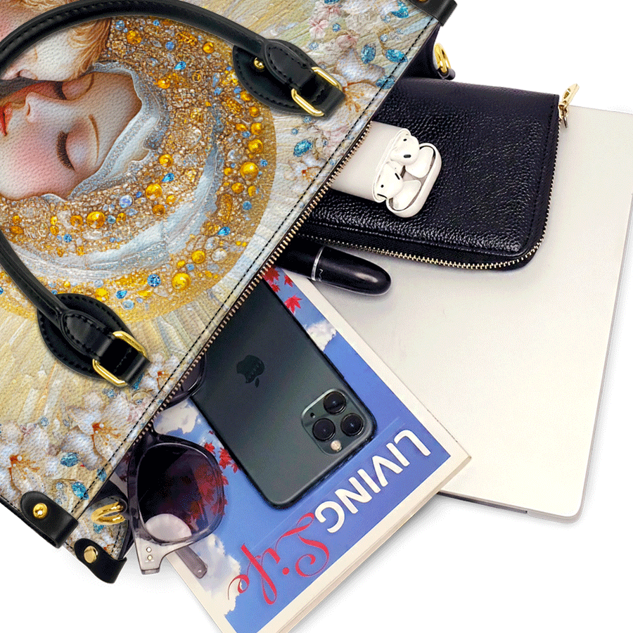 Catholight  Divine Grace and Serenity Leather Bag