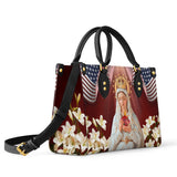 Catholight Our Lady Of America Leather Bag