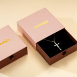 Catholight St. Benedict Crucifix Necklace in Oxidized Sterling Silver