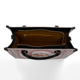 Catholight Sacred Serenity: The Madonna’s Tender Embrace Leather Bag