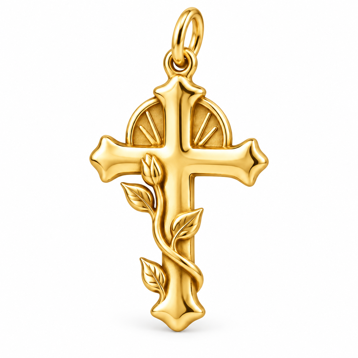 Catholight Risen Cross - New Life Charm
