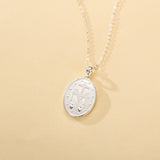 Catholight Miraculous Mary Necklace in Sterling Silver