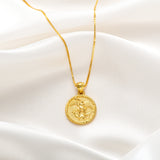 Catholight ST. Michael The Archangel  Necklace in Gold Vermeil
