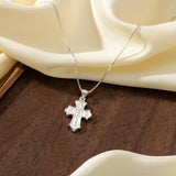 Catholight Four-Way Cross Necklace in Sterling Silver