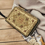 Catholight  Psalm of Peace Leather Wallet Purse