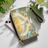 Catholight  Grace of the Holy Spirit Personalized Leather Wallet Purse