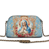 Catholight Our Lady of Grace Leather Crossbody Bag