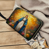 Catholight Immaculate Light - Leather Wallet Purse