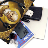 Catholight  Saint Nicholas The Patron of Generosity Leather Bag