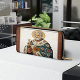 Catholight  Saint Peter Reverence Leather Wallet Purse