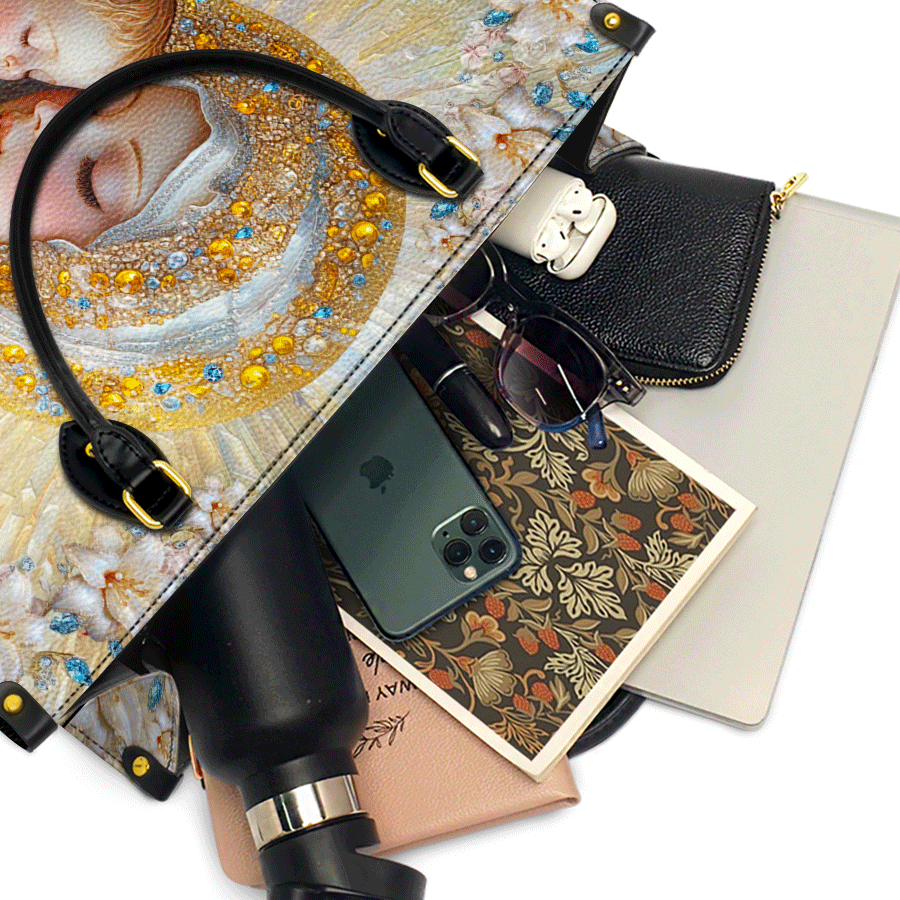 Catholight  Divine Grace and Serenity Leather Bag