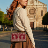 Catholight Liturgical Elegance Leather Crossbody Bag