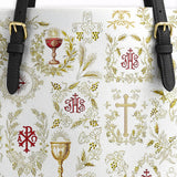 Catholight The Timeless Faith Leather Tote Bag