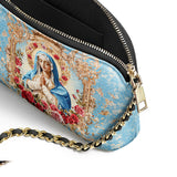 Catholight Our Lady of Grace Leather Crossbody Bag