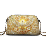 Catholight Wings of Serenity Leather Crossbody Bag