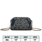 Catholight Everlasting Life Leather Crossbody Bag