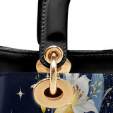 Catholight The Holy Spirit and Lily Devotional Lady Leather Bag