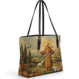 Catholight The Spirit of Nature Leather Tote Bag