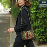 Catholight Archangel's Triumph Leather Crossbody Bag