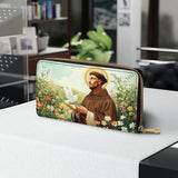 Catholight  Harmony of Saint Francis Leather Wallet Purse