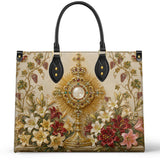 Catholight Eucharistic Bloom Leather Bag
