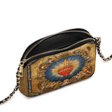 Catholight Sacred Heart of Divine Leather Crossbody Bag